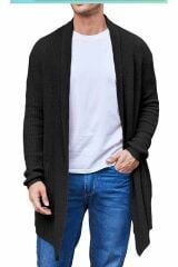 Stayles Erkek Triko Hırka Siyah - L