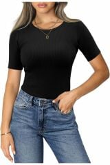 Penny Bisiklet Yaka Triko T-shirt