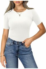 Penny Bisiklet Yaka Triko T-shirt