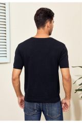 Sow Bisiklet Yaka Triko T-shirt