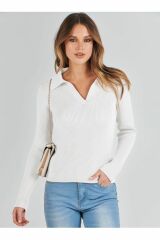 Penny Polo Yaka Triko Sweater