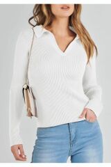 Penny Polo Yaka Triko Sweater