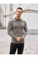 Morocco Polo Yaka Erkek Triko Sweater