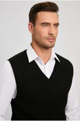 Çizgili Beyaz - S Siyah - XL