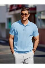 Maniche Polo Yaka Triko T-shirt