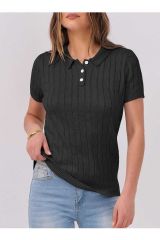 Mercan Polo Yaka Triko T-shirt