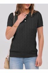 Mercan Polo Yaka Triko T-shirt
