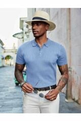 Carbon Polo Yaka Triko T-shirt