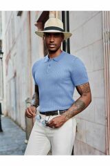 Carbon Polo Yaka Triko T-shirt