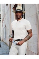 Carbon Polo Yaka Triko T-shirt