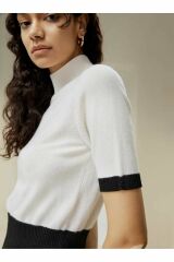 Mina Bisiklet Yaka Triko T-shirt