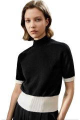 Mina Bisiklet Yaka Triko T-shirt