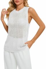 Crochet Bisiklet Yaka Triko T-shirt