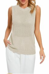Crochet Bisiklet Yaka Triko T-shirt